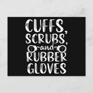 Cuffs Correctional Nurse RN Prison Nursing Medical Postcard