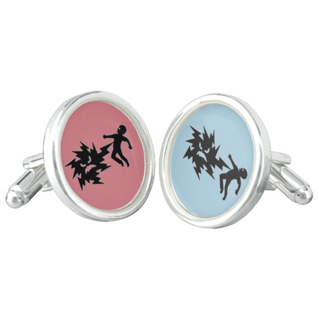 Cuffs. Cufflinks (Angled)