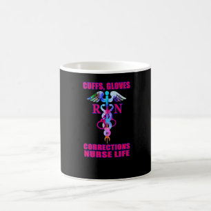 Cuffs Gloves Corrections Nurse Life Correctional N Coffee Mug