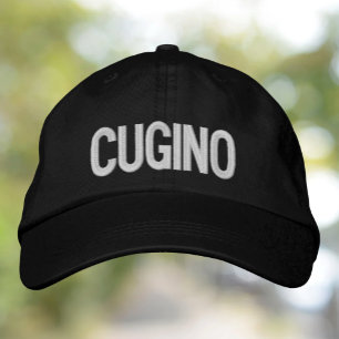 Cugino (cousin/male) embroidered Stylish Italian Baseball Cap