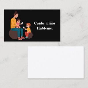 Cuido ninos business card