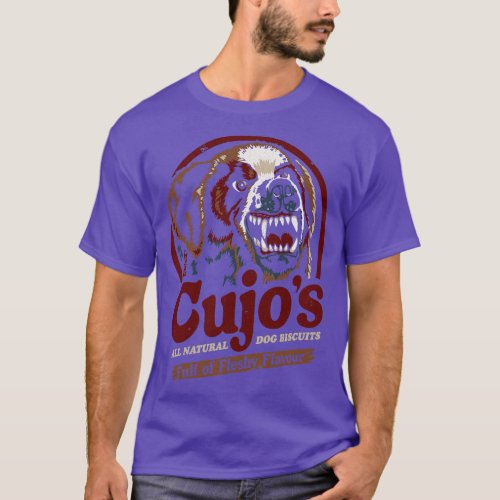 Cujos Dog Biscuits Stephen King Vintage Distressed T_Shirt