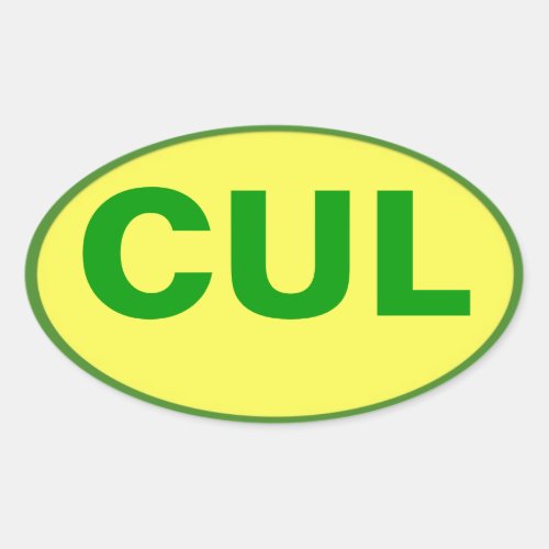 CUL sticker _ Culebra Colors