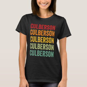Culberson County Texas Rainbow Text Design T-Shirt