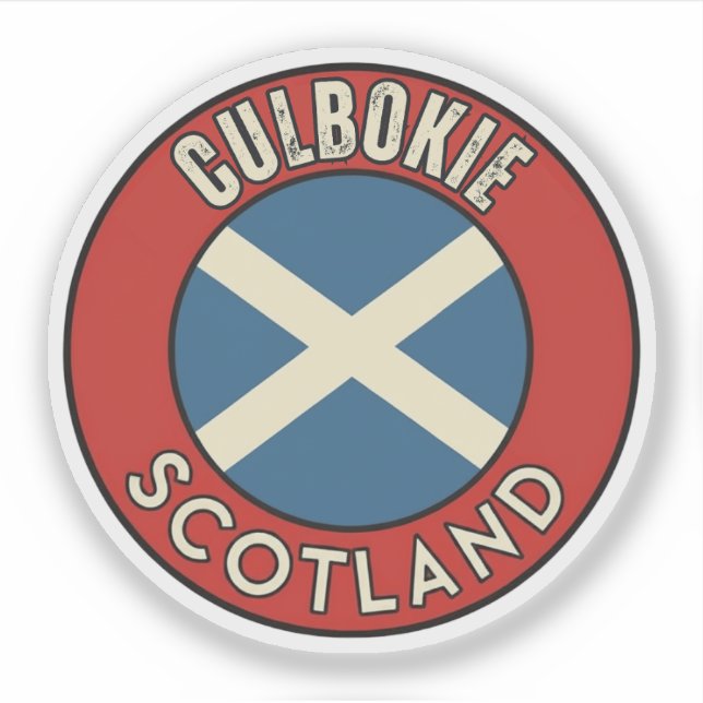Culbokie, Scotland Sticker (Front)