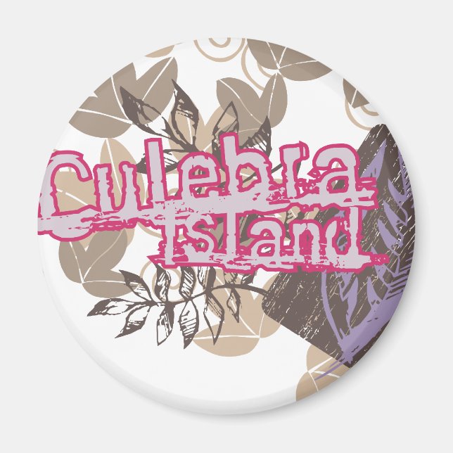 Culebra Island Graphic Tshirts and Gifts Magnet (Front)