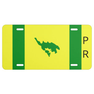 Culebra, Puerto Rico (Flag) License Plate
