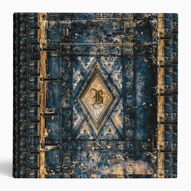 Culfoure Bently  Monogram 3 Ring Binder (Front)