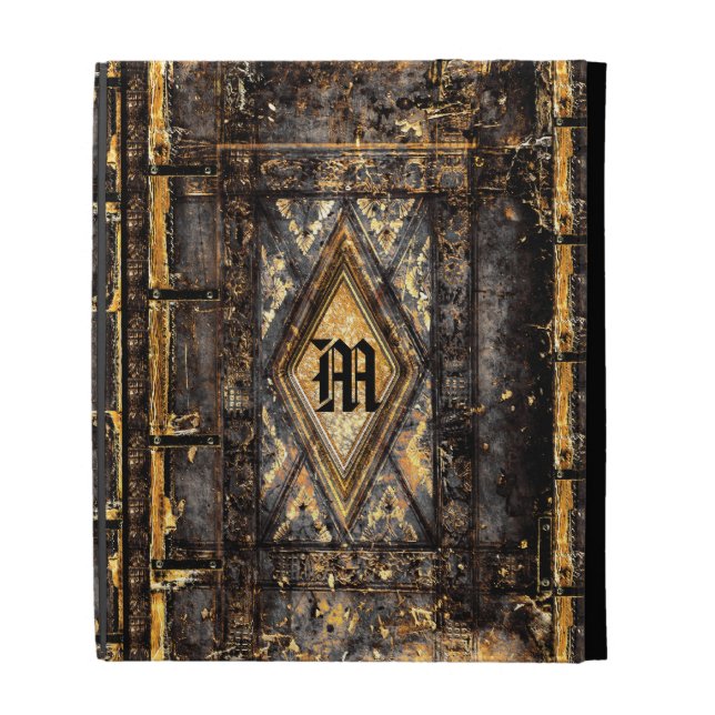 Culfoure Milon Old Book Style iPad Folio Case (Front)