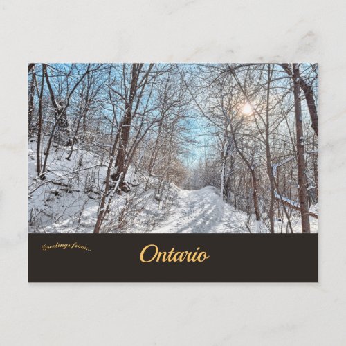 Culham Trail Mississauga Ontario Postcard
