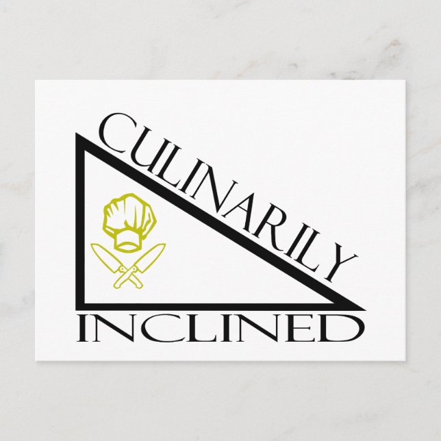 Culinarily Inclined Postcard (Front)