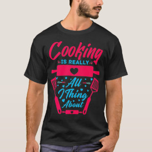 Culinary Arts Cooking Kitchen Chef Cook Knife Food T-Shirt