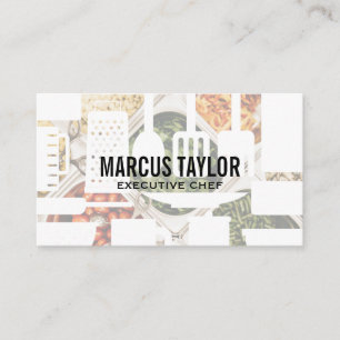 Culinary Arts Executive Chef Cooking Business Card