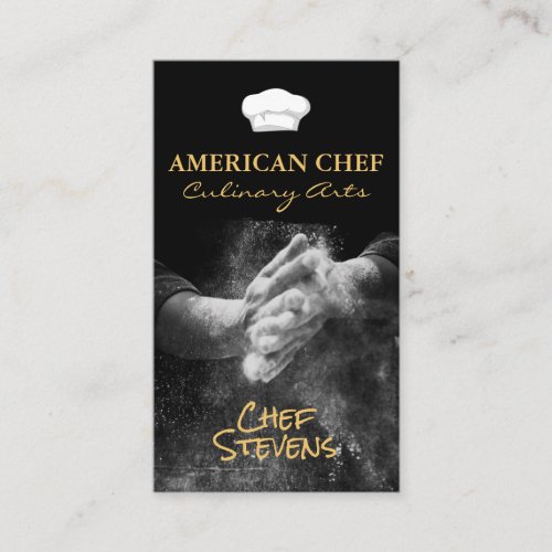 Culinary Arts  Pastry Chef Business Card
