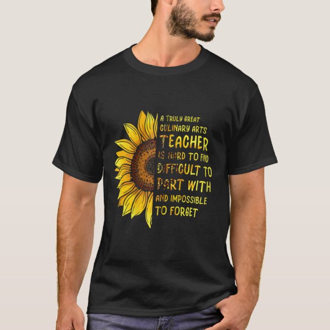 Culinary Arts Teacher Retirement Appreciation Zip T-Shirt (Front)
