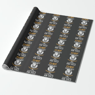 Culinary Beast Funny Kitchen Chef Cuisine Cook Wrapping Paper