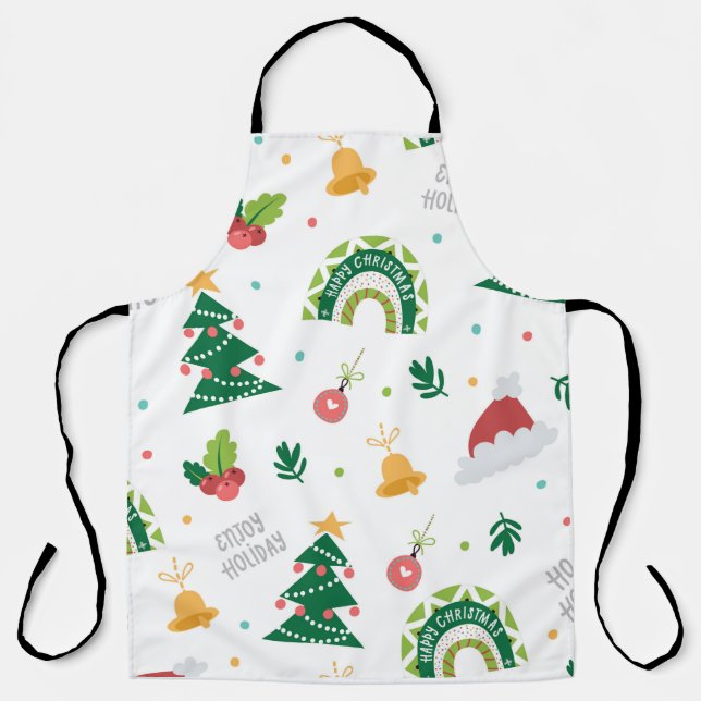 Culinary Canvas All-Over Print Apron - Large (Front)