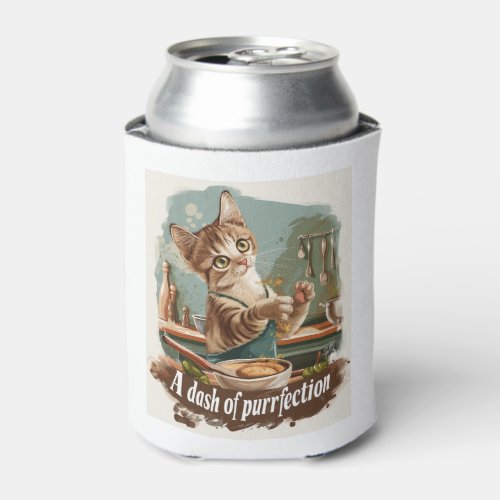 Culinary Cat Chef Can Cooler