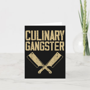 Culinary Chef Art For Men Women Cooking Lover Kitc Card