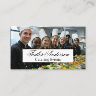 Culinary Chef Catering Staff Business Card