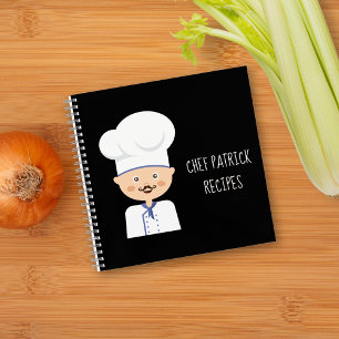 Culinary Chef - Cook Cartoon Recipe Notebook