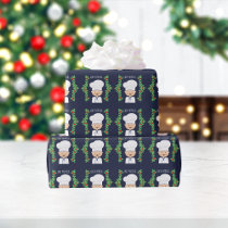 Culinary Chef/French Cook Monogram Xmas Wrapping Paper