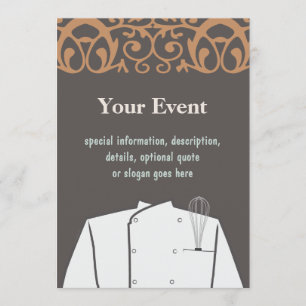 Culinary Chef Invitation