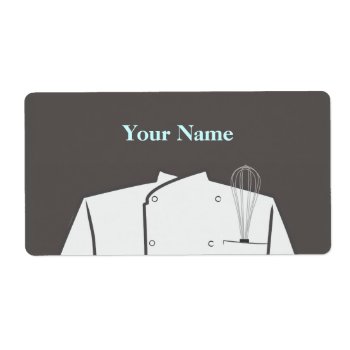 Culinary Chef Label by pixiestick at Zazzle