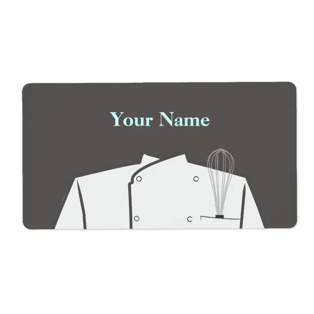 Culinary Chef Label | Zazzle