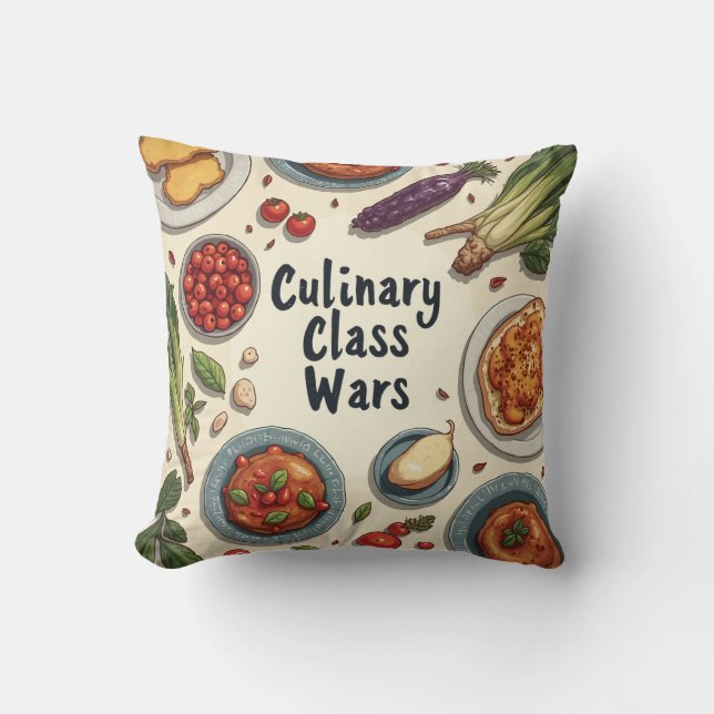 Culinary Class Wars pillow (Front)