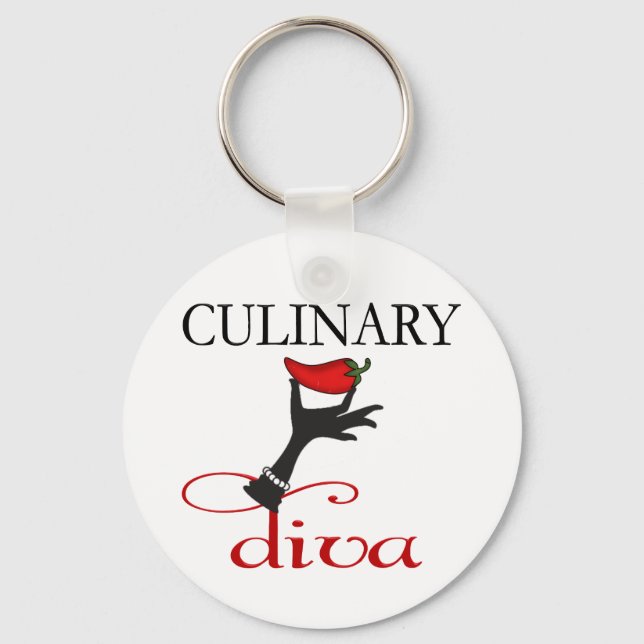 Culinary Diva Keychain (Front)