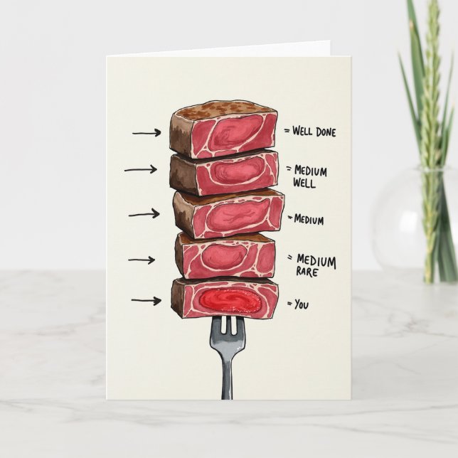 Culinary Fathers Day Humor Card (Front)
