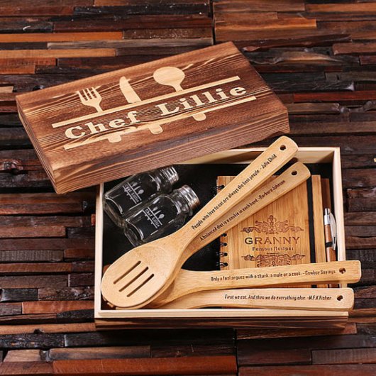 Culinary Gift Set: Utensils, Shakers & Journal (Inside)