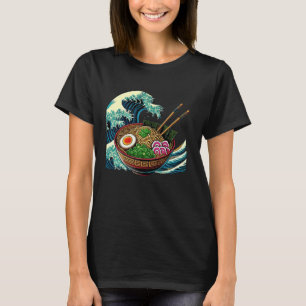 Culinary Japanese Wave Art Noodle Food Soup Lover T-Shirt