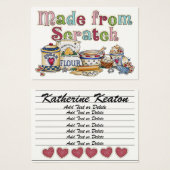 Culinary / Kitchen Card - SRF (Front & Back)