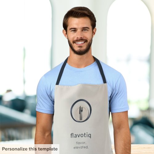 Culinary Logo Apron Customizable for Chefs