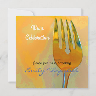 Culinary Modern Celebration Invitation