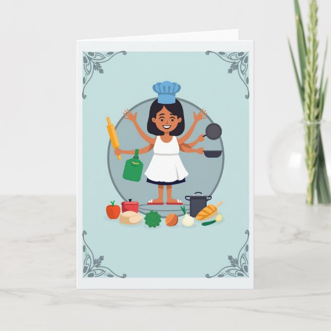 Culinary Mothers Day Art Card (Front)