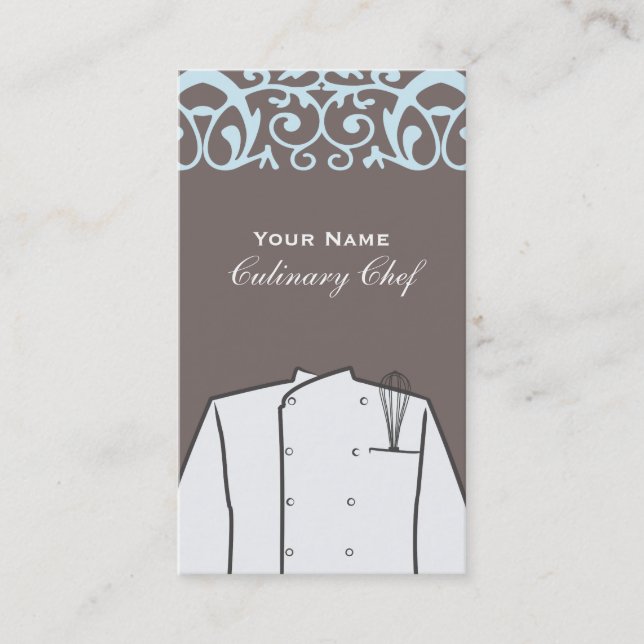 Culinary Personal Chef Catering Company Business Card (Front)