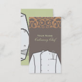 Culinary Personal Chef Catering Restaurant Business Card (Front/Back)