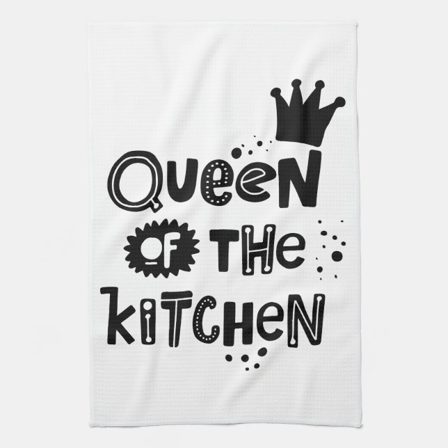Culinary Royalty: Kitchen Queen Towel (Vertical)