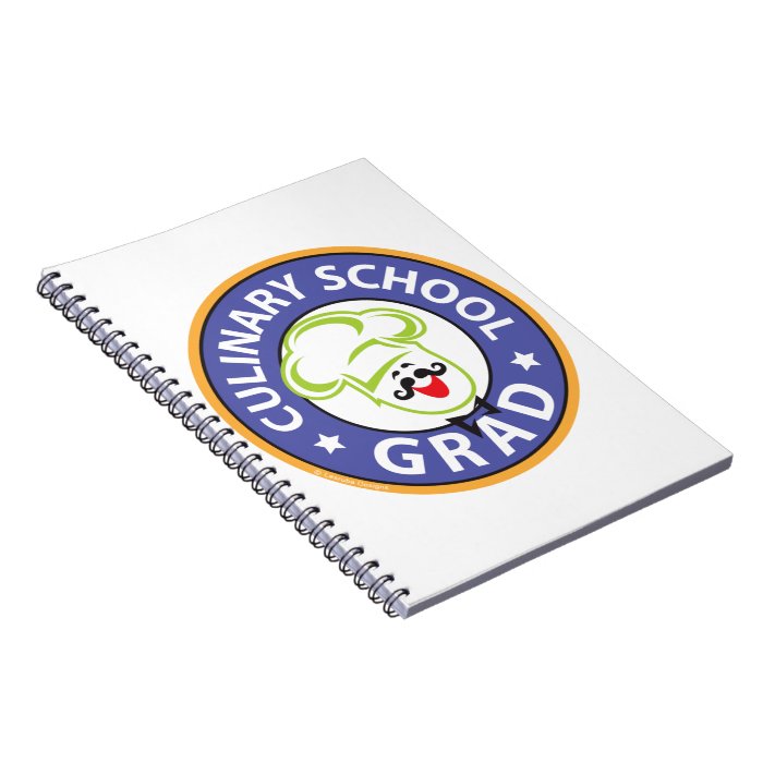 Culinary School Graduation Spiral Notebook