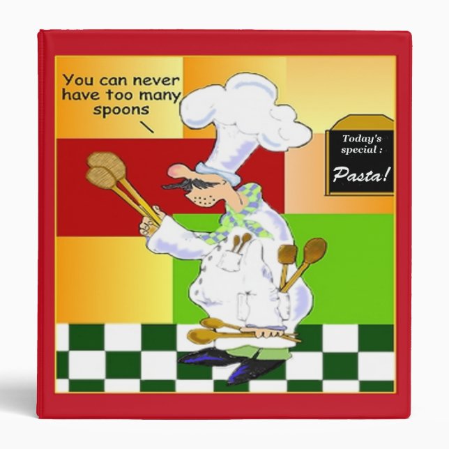 Culinary School Recipe Binder (Front)