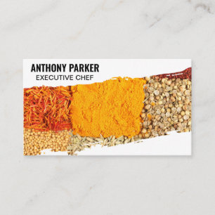 Culinary Services Spices and Herbs Business Card