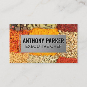 Culinary Spices and Herbs Business Card
