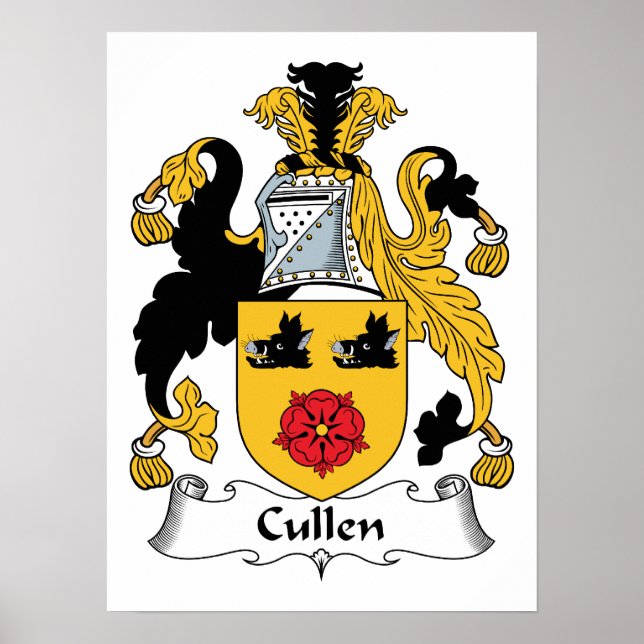 Cullen Family Crest Poster (Front)