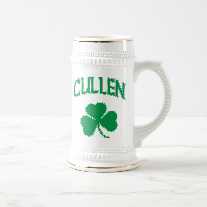 Cullen Shamrock Coffee Mugs