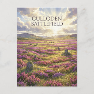 Culloden Battlefield Scotland Postcard