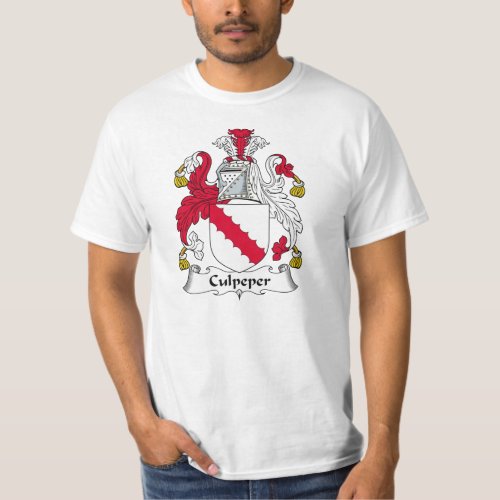 Culpeper Family Crest T_Shirt