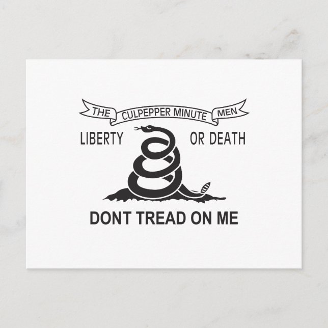 Culpeper Flag Postcard (Front)